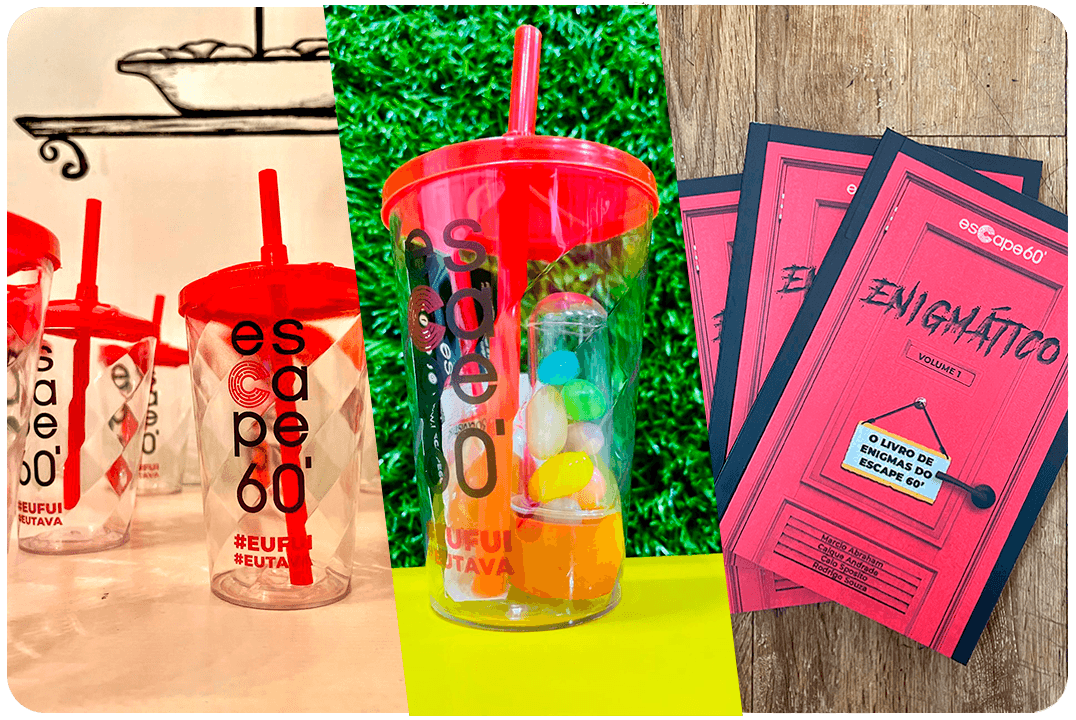 Lembrancinhas — festa no Escape60 Jardins
